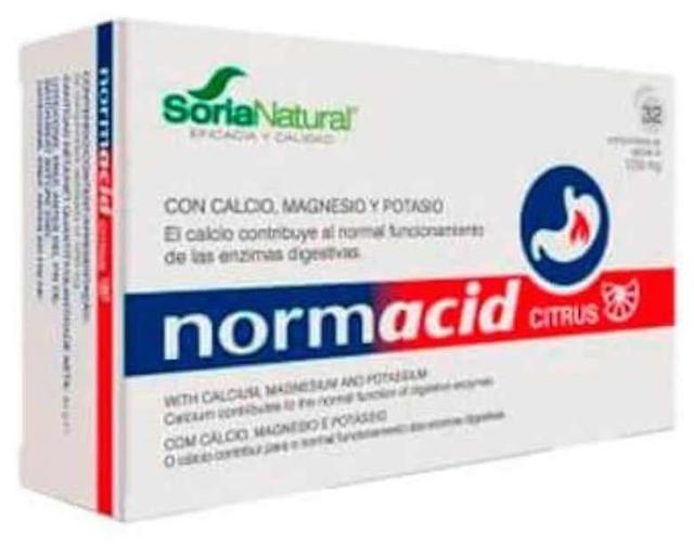 Soria Natural Normacid 32 tablets 20 on Productcaster.