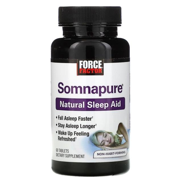 Force Factor Fattore di forza, Somnapure, Natural Sleep Aid, 60 Compresse on Productcaster.