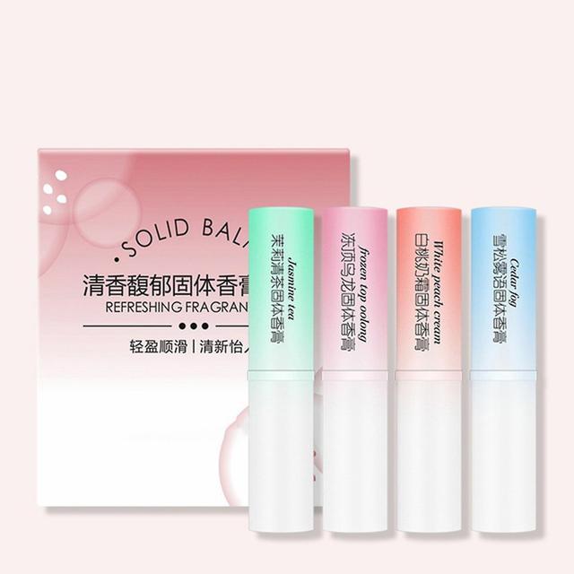 Ofocase Portable Solid Balm Pen Fragrances For Women Men Solid Perfume Lasting Fresh Light Fragrance Stay Long Solid Stick Body Perfumes on Productcaster.