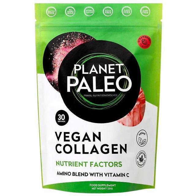 Planet Paleo Vegan Collagen Factors Strawberry 231g on Productcaster.