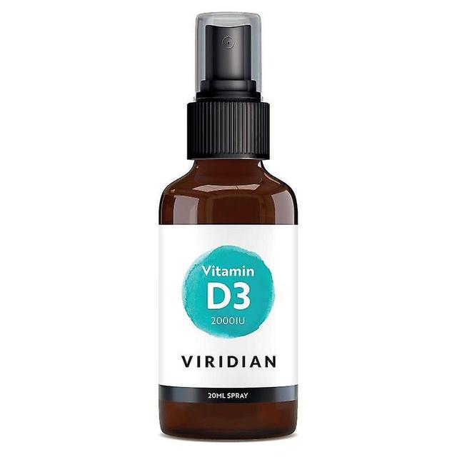 Viridian Vitamin D3 2000iu Spray 20ml (296) on Productcaster.