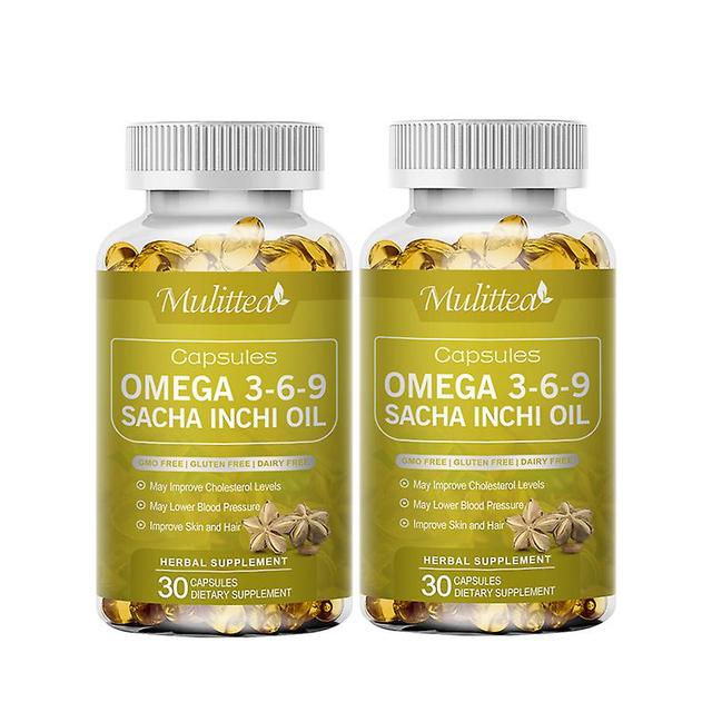 Visgaler Sacha Inchi Oil 1000mg |rich Source Of Omega 3, 6 And 9 |essential Fatty Acids|odorless Softgel Much Healthier Than Fish Oil 4 box on Productcaster.