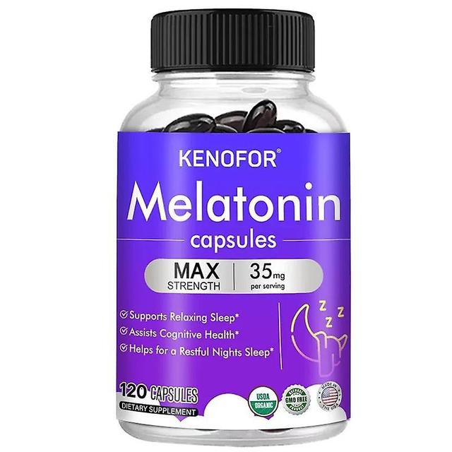 Vorallme Kenofor Super Sleep 35mg Melatonin unterstützt einen tiefen, entspannenden Schlaf Hilft, Stress abzubauen und schneller einzuschlafen Hilf... on Productcaster.