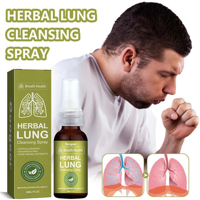 Breathdetox Herbal Lung Cleansing Spray Lung Essence,Herbal Lung Cleanse Mist 30ml on Productcaster.