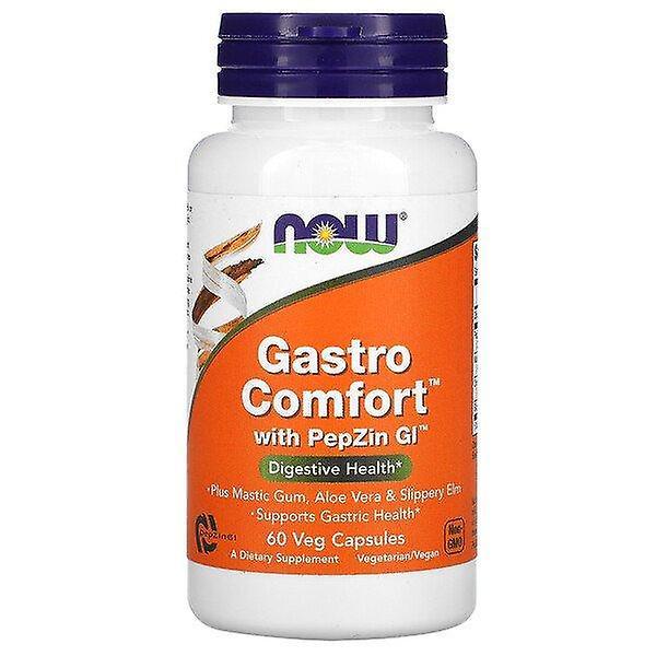 NOW Foods Agora Alimentos, Gastro Conforto com PepZin GI, 60 Cápsulas Veg on Productcaster.