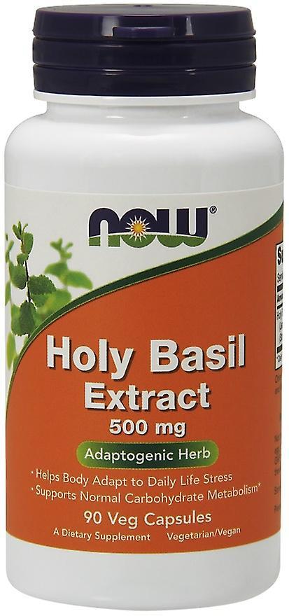 Now Foods Holy Basil Extract 500 mg 90 Capsules 733739031242 on Productcaster.