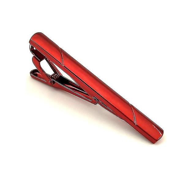 KINCJON Une pince cravate pour homme d'affaires classique rouge on Productcaster.