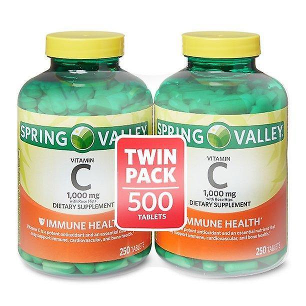 Spring valley vitamin c tablets, 1000mg, 250 count, 2 pack on Productcaster.