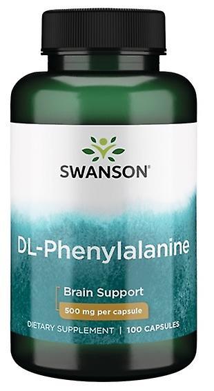 Swanson DL-Fenylalanine 500 mg 100 Capsules on Productcaster.