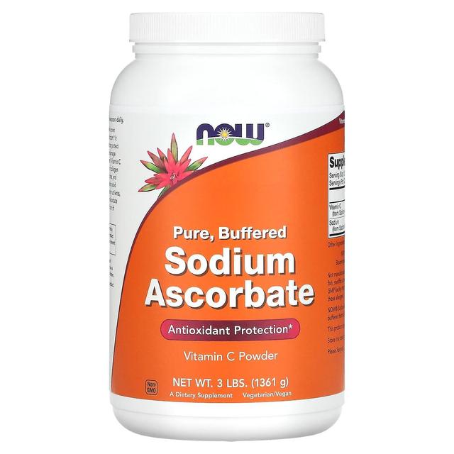 NOW Foods NOW Alimentos, Ascorbato de Sódio em Pó, 3 lbs (1361 g) on Productcaster.