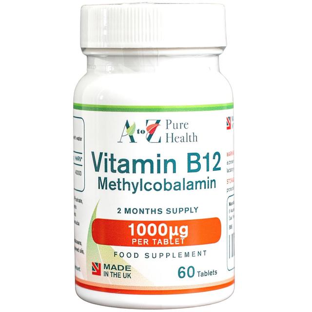 A to Z Pure Health A bis Z Pure Health Vitamin B12 Methylcobalamin 60 Tabletten on Productcaster.