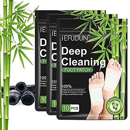 Aespa 30pcs Fußentgiftung, Fußentgiftungspflaster, tiefenreinigende Detox-Fußpflaster, natürliche pflanzliche Detox-Fußpflaster, Giftstoffe aus dem... on Productcaster.