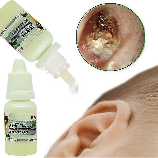 15ml/frasco Orelha Líquido Otite Aguda Gotas Fitoterápico Chinês Para Surdez do Ouvido Saúde Dolorosa Caring-1piece on Productcaster.