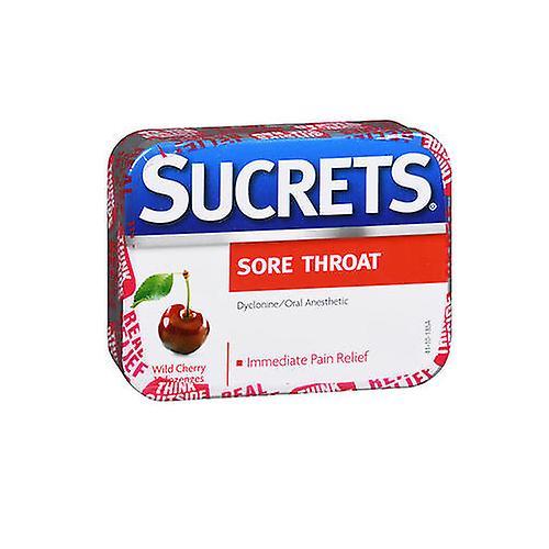 Emerson Healthcare Llc Sucrets Classic Sore Throat Lozenges, Wild Cherry 18 each (Pack of 1) on Productcaster.