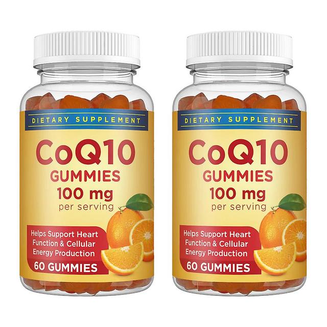 Vitamín 100 Vitamín Koenzým 10 Gummies Srdce Koenzým Q10 Prírodný antioxidačný doplnok stravy on Productcaster.