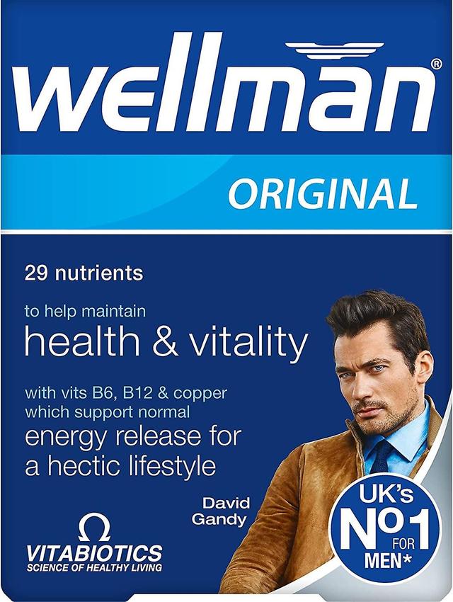 Vitabiotics Wellman 30x Tablets Health & Vitality Multivitamins - 3 Packs for 2 on Productcaster.