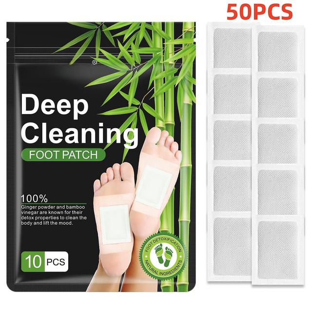 50/10 Pcs Foot Detox Patches, Detox Foot Patches para aliviar el estrés Deep Sleep, 100% Natural Detox Foot Pads para ayudar a eliminar toxinas Lim... on Productcaster.