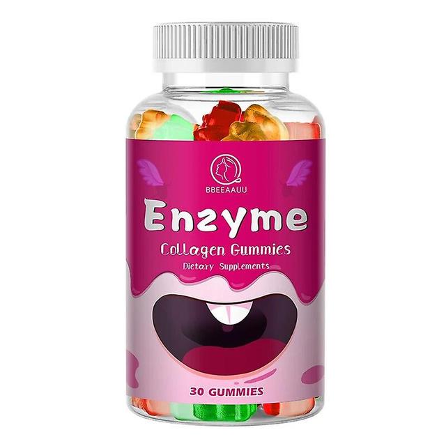 Bbeeaauu Non-GMO Kollagen Enzym Gummies Ty Och Hälsa Bantningsprodukter Bryta Ner Fett Stöd Gemensam Hud Och Nagel Hälsahuamade Huamade 30pcs on Productcaster.