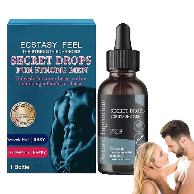 Gotas felices secretas para hombres fuertes, gotas orales Pleasurepeak, gotas de hormonas de refuerzo de intimidad que mejoran la sensibilidad y el... on Productcaster.