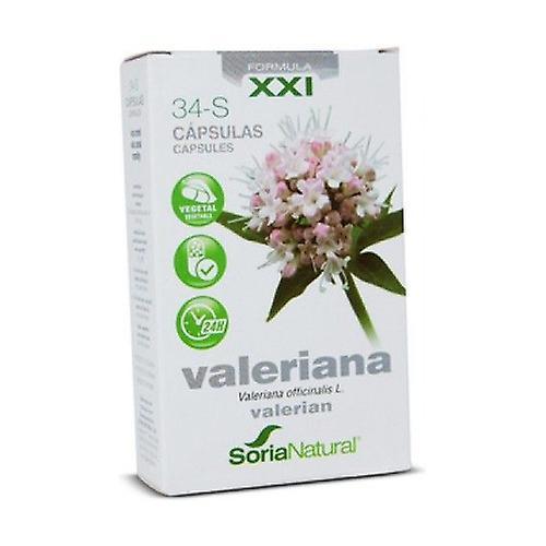 Soria Natural 34 S Valerian (XXI Formula) 30 capsules on Productcaster.