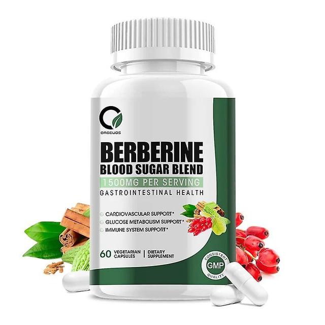 10 in 1 Berberine Supplement, Ceylon Cinnamon Bark & Bitter Melon, 97% Berberine HCL, Lower Blood Pressure and Anti-inflammationTIB TIB . 60pcs on Productcaster.