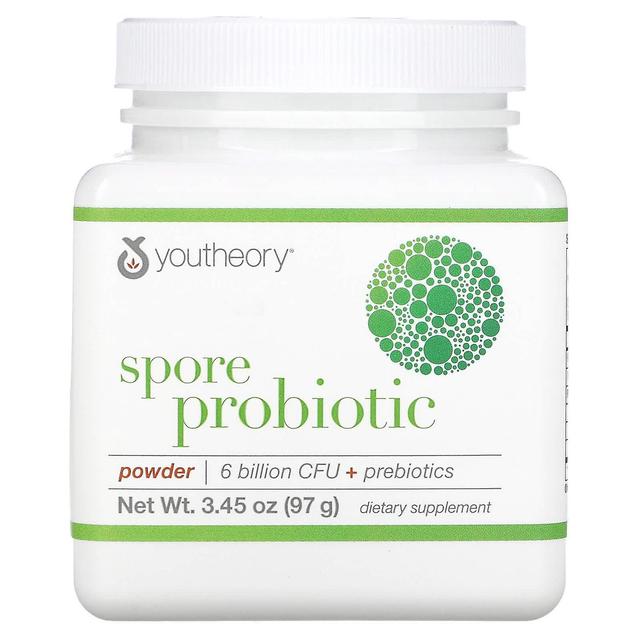 Youtheory, Spore Probiotic Pulver, 6 milliarder CFU, 3.45 oz (97 g) on Productcaster.