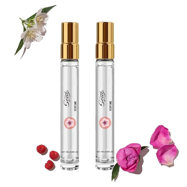 Nspiel Pheromone Perfume Spray, 10ml Fresh Fragrance Pheromone Parfum Flirt Attract Perfume Lure Instinct Sex Pm Eau de Parfum for Women 2PCS -20ML on Productcaster.