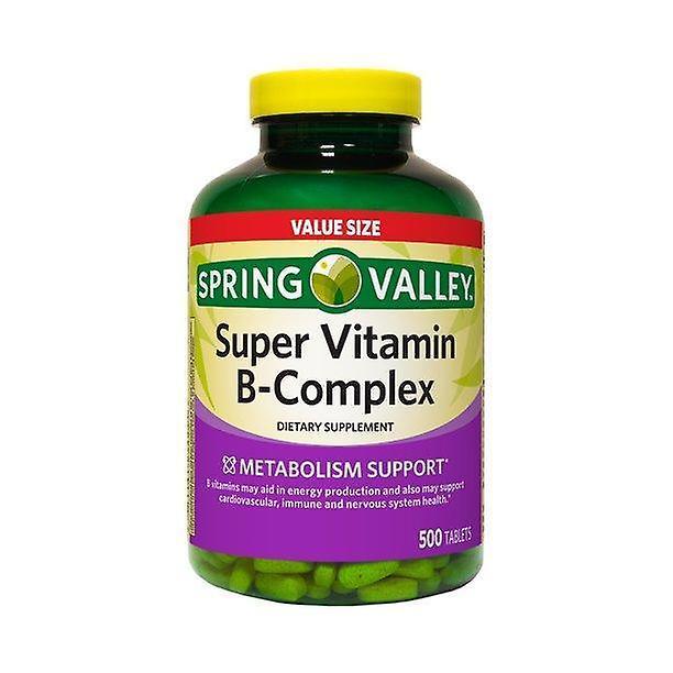 Spring valley vitamin b-komplekse vitaminer &kosttilskud, 1 tablet, 500 ct on Productcaster.