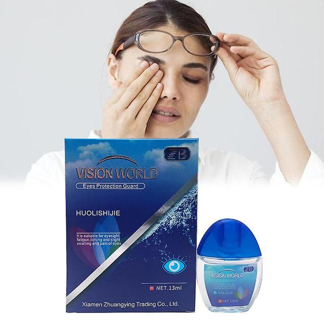 Qian Dynamic World Eye Drops Relieve Ophthalmic Itchy Eye Swelling Sore Pain Blurred Vision Discomfort Nourish The Eye Health Care on Productcaster.