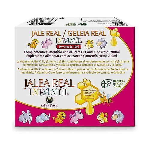 GHF Strawberry children's royal jelly 20 ampoules of 10ml (Strawberry) on Productcaster.