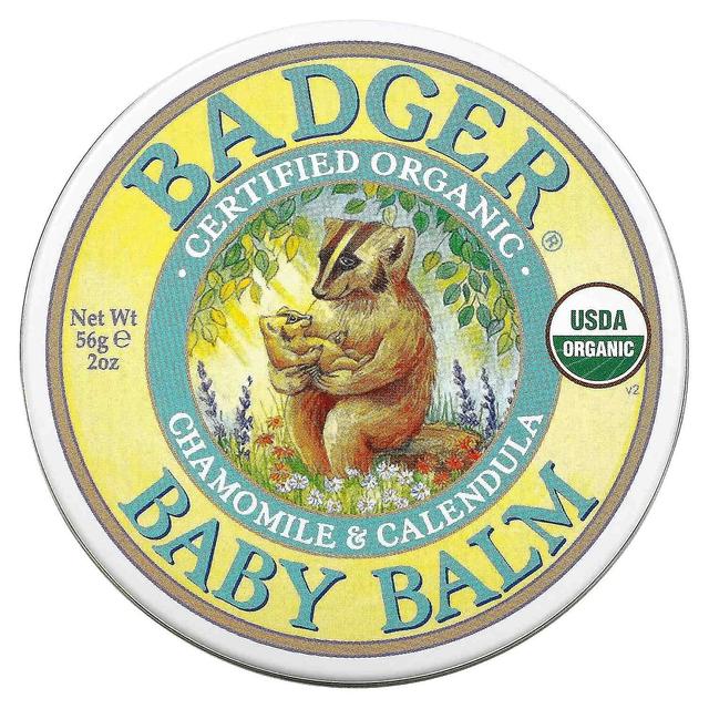 Badger Company Grævlingekompagni, Økologisk babybalsam, kamille & calendula, 56 g on Productcaster.