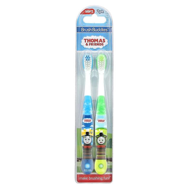 BrushBuddies Borstkompisar, Thomas & Friends tandborste, 2 pack on Productcaster.