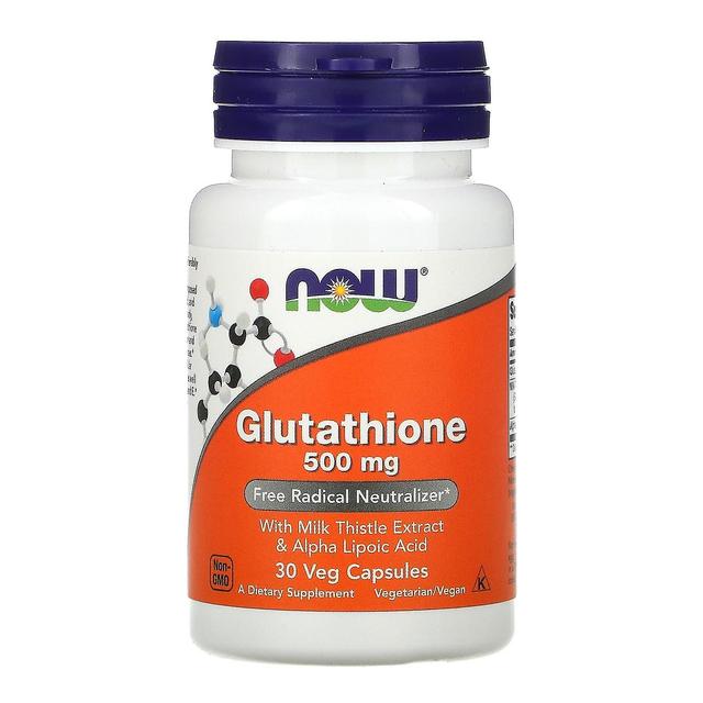 NOW Foods, Glutatione, 500 mg, 30 Veg Capsule on Productcaster.