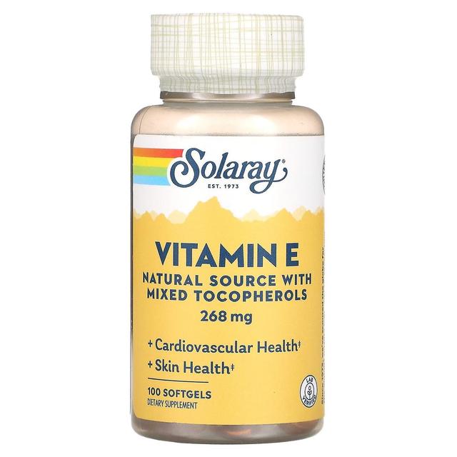 Solaray, Vitamin E, 268 mg, 100 Softgels on Productcaster.