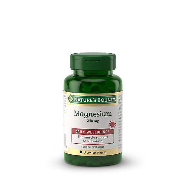 Natures Bounty Magnesium 250 mg, 100 Tablets on Productcaster.