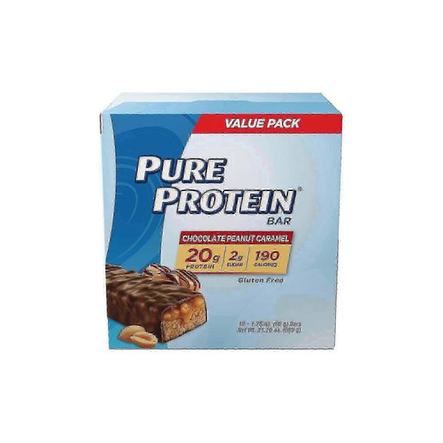 Pure protein bar, gluten free, chocolate peanut caramel, 12 ea on Productcaster.