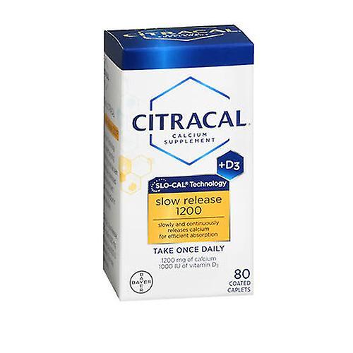 Citracal Calcium Plus D Slow Release 1200, 80 tabs (Pack of 2) on Productcaster.