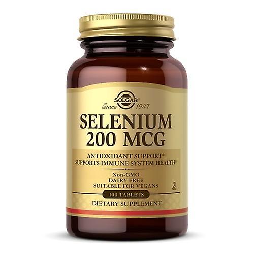 Solgar Selenium, 200 mcg, 100 tabletas (paquete de 2) on Productcaster.