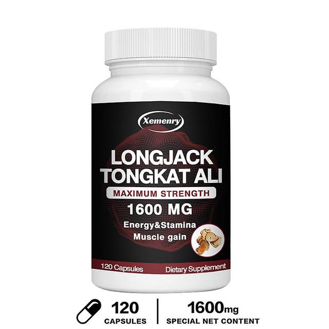 Vorallme Premium Longjack (tongkat Ali) Capsules, Men's Vitality Supplement, Enhances Endurance, Aphrodisiacs, Improves Performance 120 Capsules on Productcaster.