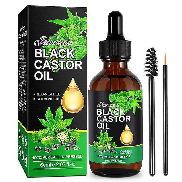 Jamaican Black Castor Oil Organic 100 Pure Cold Pressed Hair Growth Oil -60ml on Productcaster.