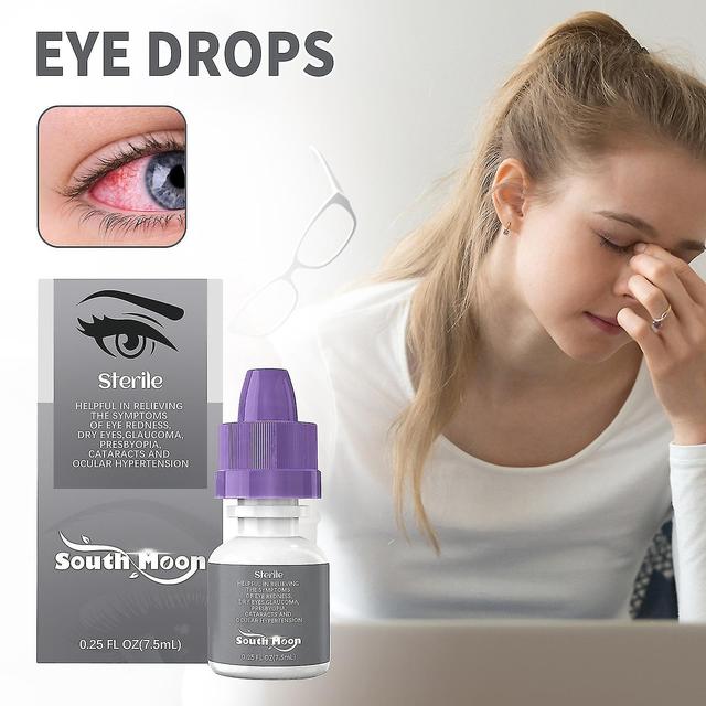 Helps To Relieve The Symptoms Of Red And Dry Eyes. Eye Drops For Glaucomas And Presbyopia 7.5ml Gray on Productcaster.