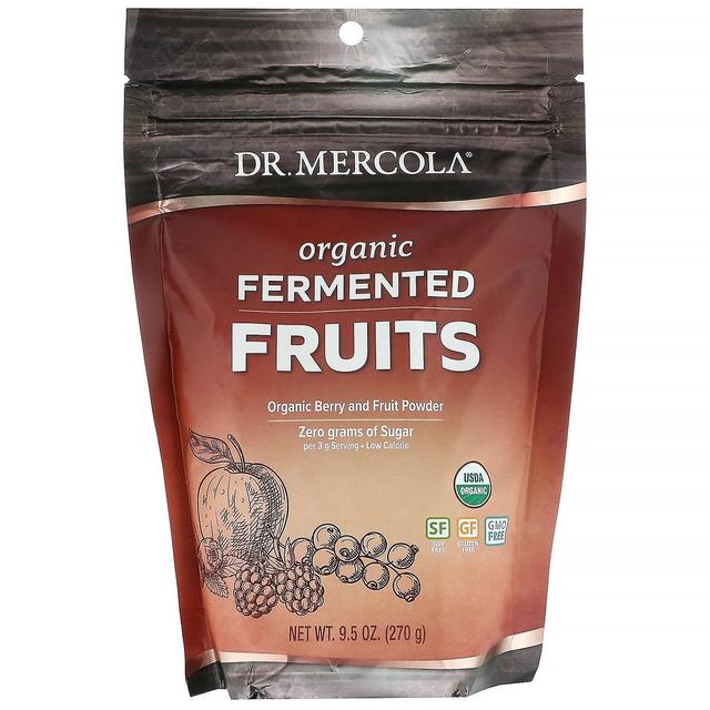 Dr. Mercola, Organic Fermented Fruits, 9.5 oz (270 g) on Productcaster.