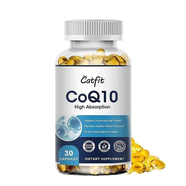 High Absorption Coenzyme Q10 Capsules Dietary Supplement Healthy Ardiovascular &Vascular Supplements COQ10TIB TIB . 30pcs on Productcaster.