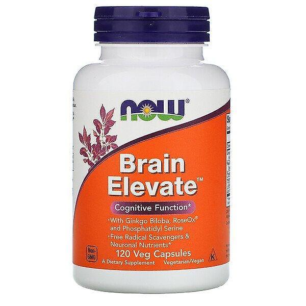 Now Foods, Brain Elevate, 120 kapsułek wegetariańskich on Productcaster.