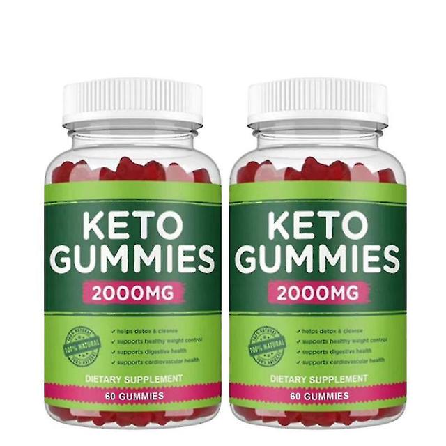 2 Bottles Minch 2000mg Keto Gummies Ketone Fat Burner Green Apple Cider Vinegar Keto Bear Sweets on Productcaster.