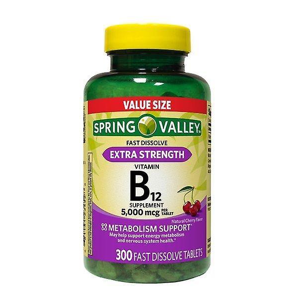 Spring Valley Jarné údolie extra sila vitamín b12 tablety, 5000 mcg, 300 ct on Productcaster.