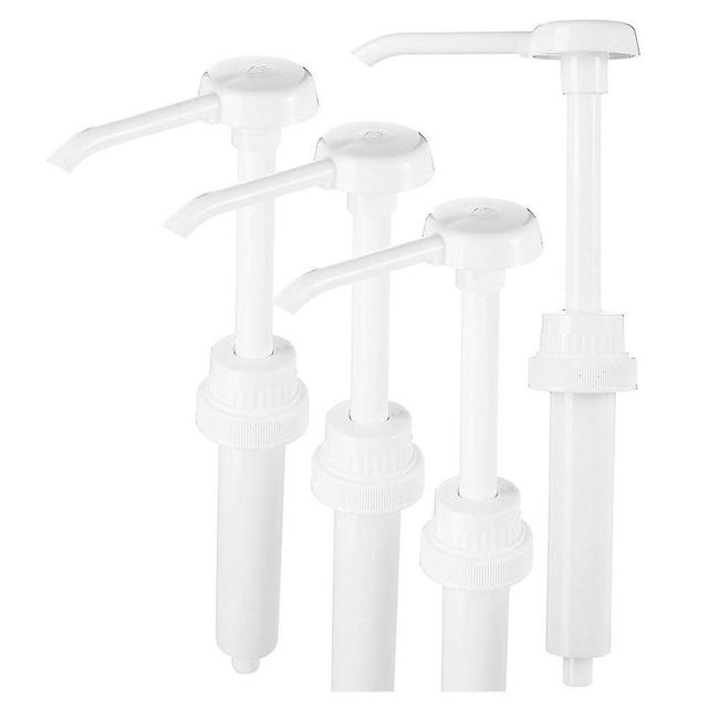 Dispenser Pump Pumping Caps For Containers Gallon Jug Most Syrup Lotion Shampoo And Conditioner Bot white on Productcaster.