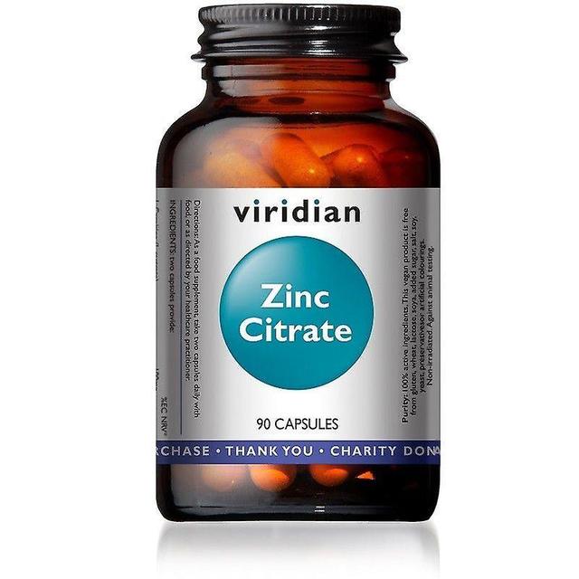 Viridian Zinc Citrate Vegicaps 90 (344) on Productcaster.