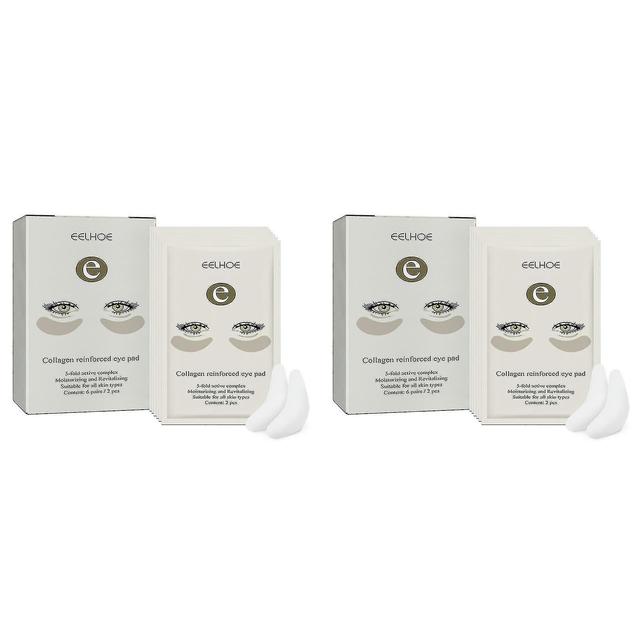 DWSM Collagen Eye Pads With Hyaluronic Acid + Highlight Active Ingredients Eye Pads Activates Collagen Formation Free From Silicones, Par --A 2pcs on Productcaster.