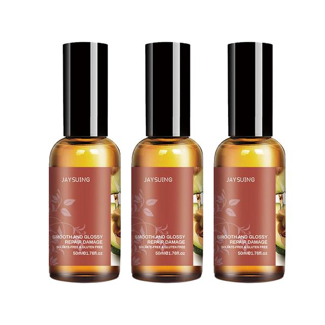 50ml Dense Hair Care Oil Natural Ingredients Promote Hair Growth Essences For Women Men 3pcs on Productcaster.